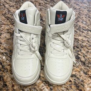 Kids High-Top Sneakers - Cream